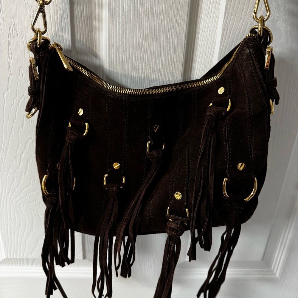 Michael Kors Dark Brown Fringe Purse & Wallet Set - Picture 3 of 7
